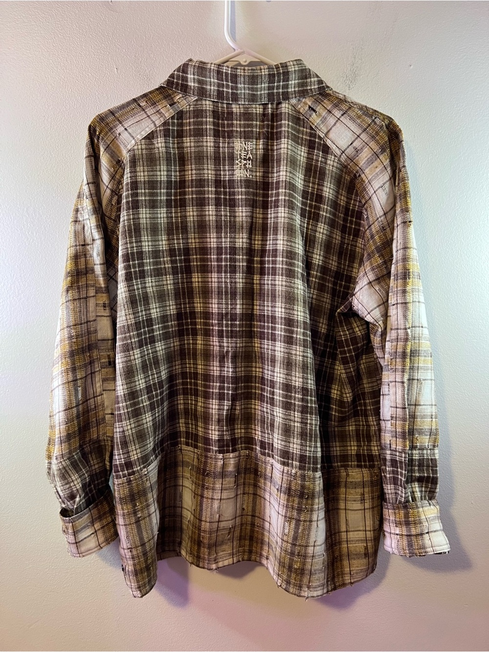 One Teaspoon Rodeo Rust Patchwork Flannel in Brown Pattern - Picture 14 of 14